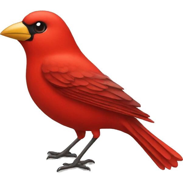 red bird emoji