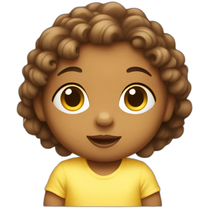 baby in yellow emoji