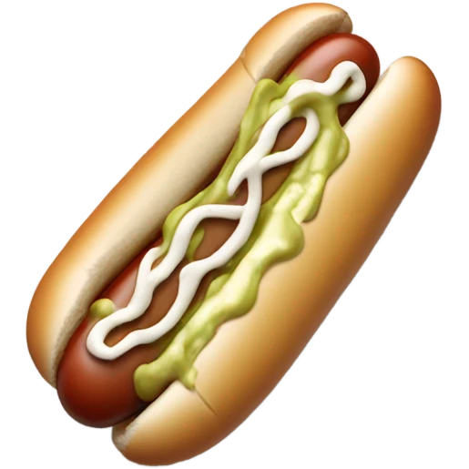 Hot dog no bun emoji
