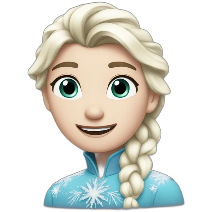  FROZEN NUMBER ONE emoji