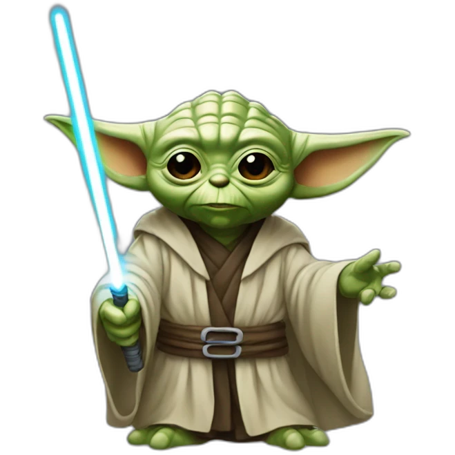 Yoda câlin dark vador emoji