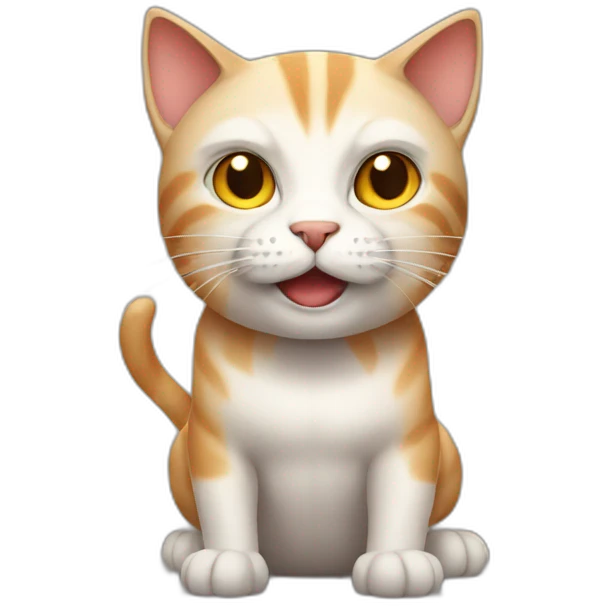 cat with muscles emoji
