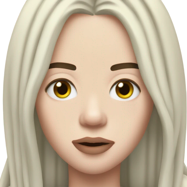 billie eilish red roots emoji