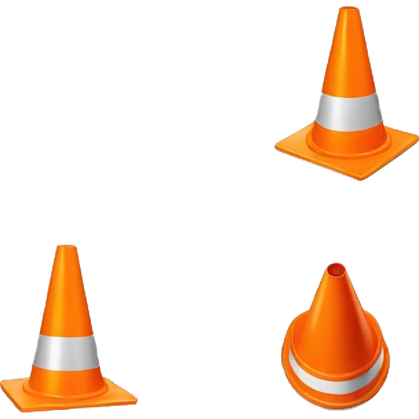 Traffic cone emoji