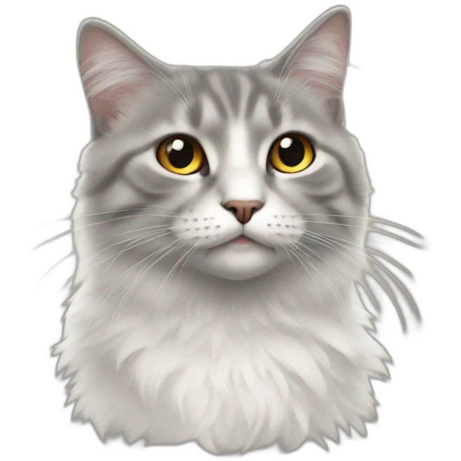 Chat pas de poils emoji