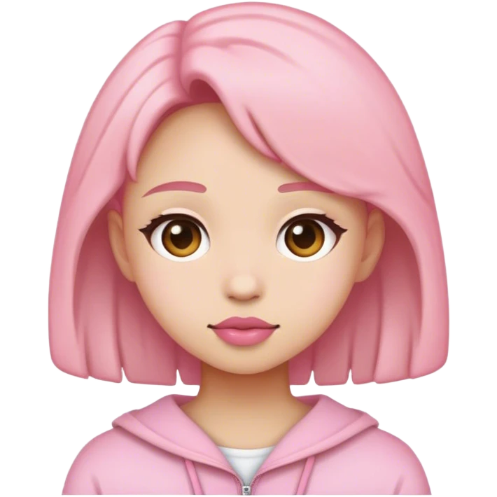 Cute aesthetic pink  emoji
