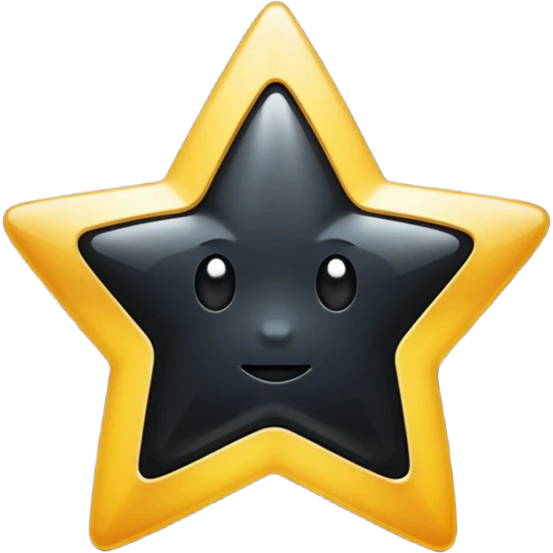 Сделай пожалуйста эмодзи надпись black star service emoji