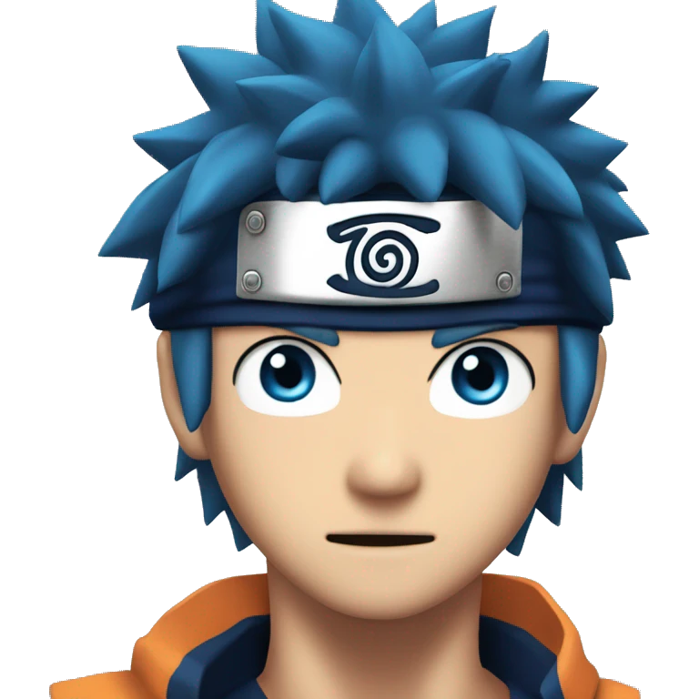 Naruto Uzumaki with Blue Eyes emoji