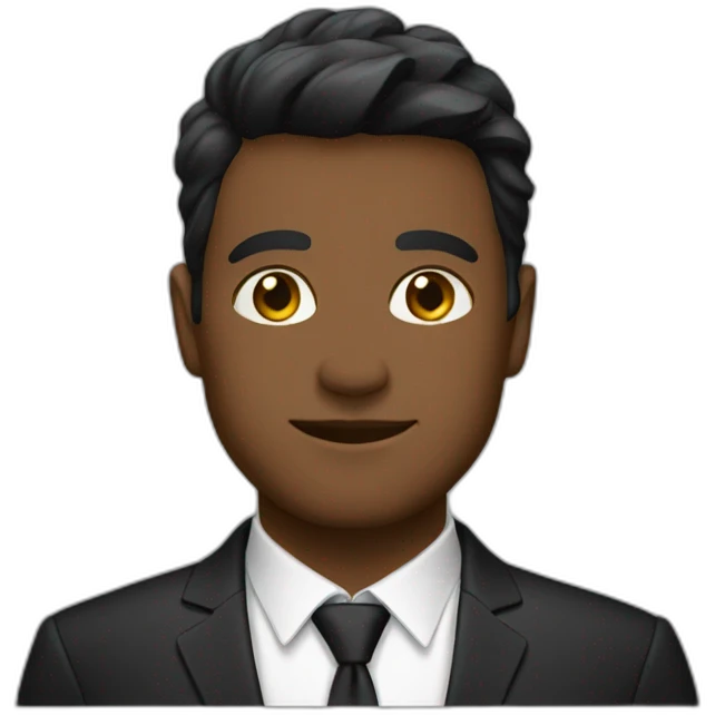 plian black suit emoji