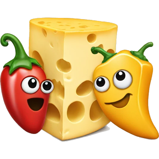 Chilli and cheese  emoji