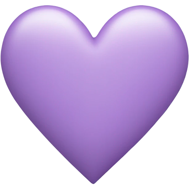 light purple heart  emoji