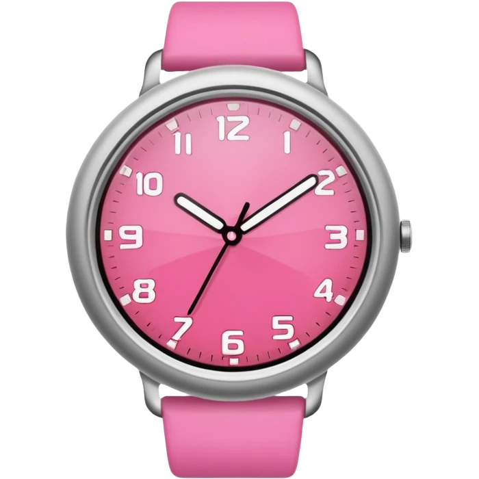 reloj de arena rosado emoji