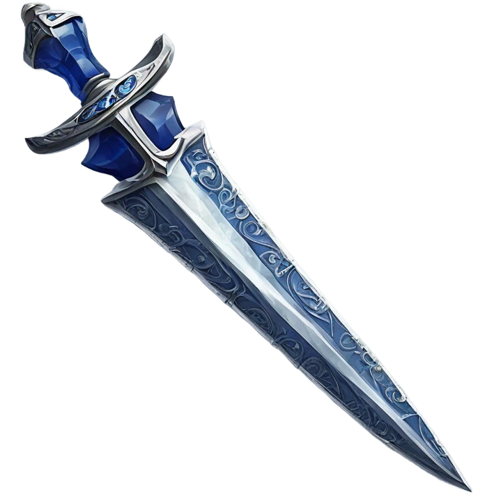 Sapphire sword emoji