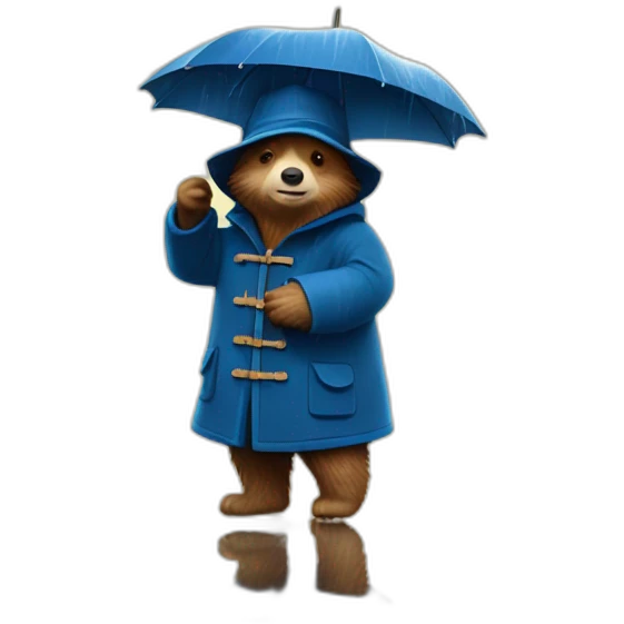 paddington-in-rain emoji