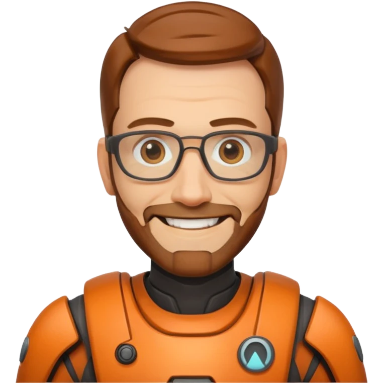 gordon freeman Grinning Face with closer Smiling Eyes emoji