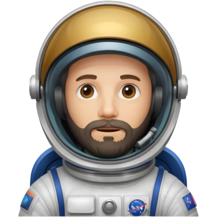 bearded astronout emoji