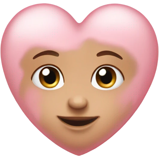 Baby pink heart emoji