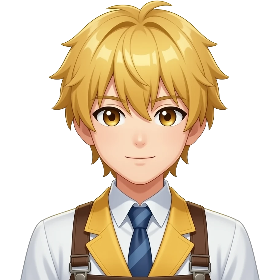 An aura 9999+ imoji of an anime character emoji