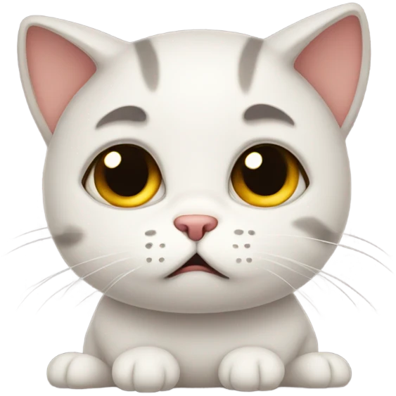 Sad cat emoji