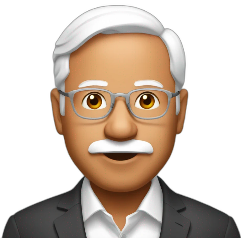 sniggering Modi emoji