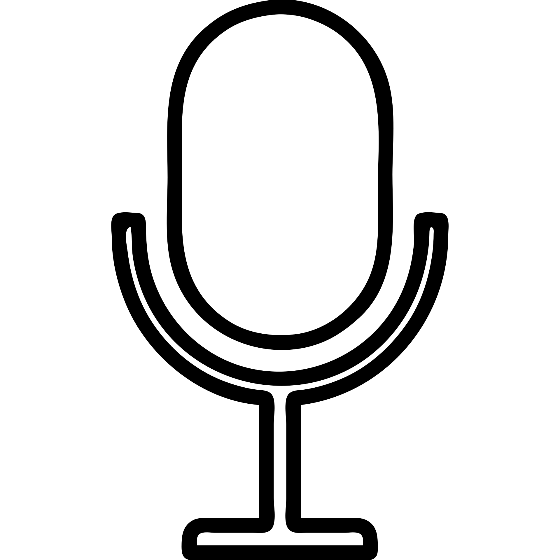 outlined microphone icon emoji