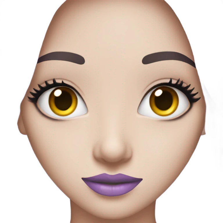 pastel purple mascara  emoji