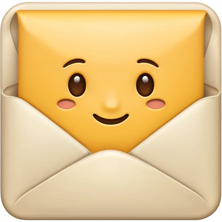 Letter color Creamy emoji