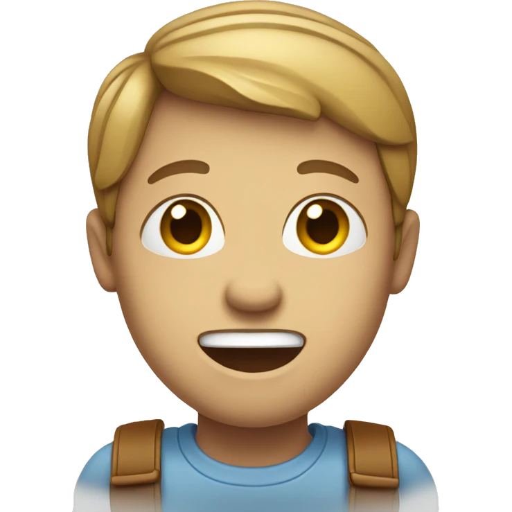 Smile emoji with wide eyes and braces  emoji