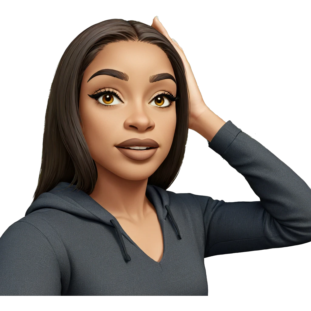 outdoor portrait of a girl emoji