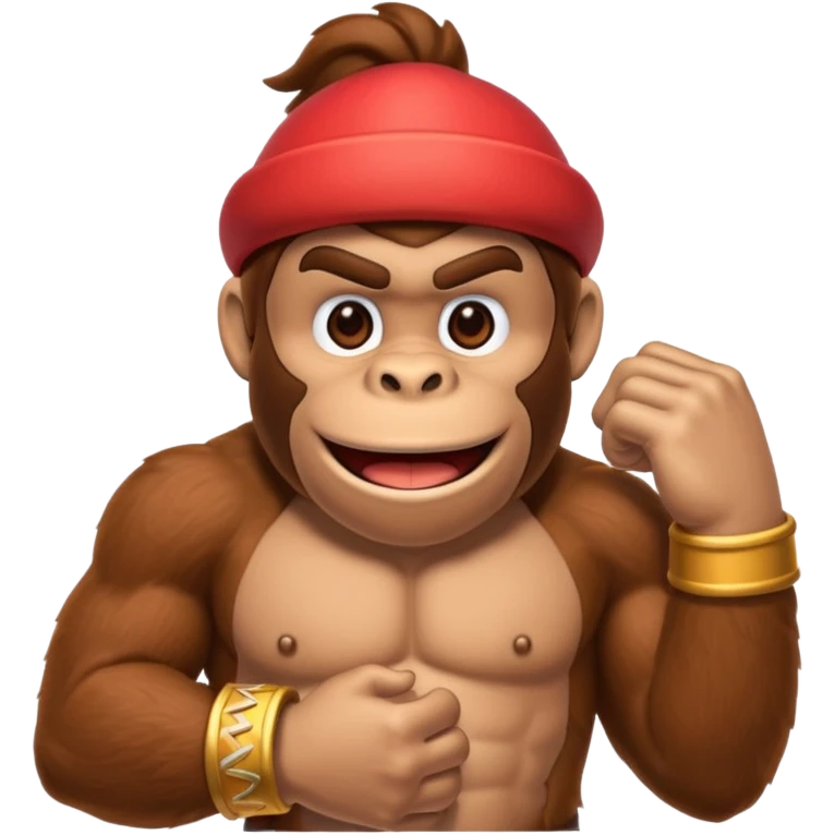 donkey kong making 👌 emoji