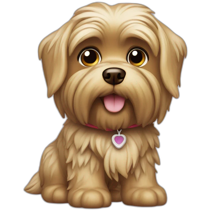 dog yorkshire toy emoji