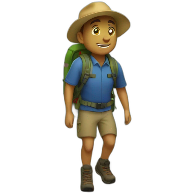 hiking emoji