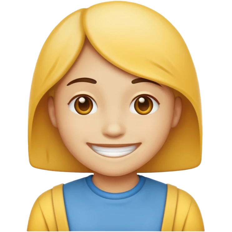 Smiley face making ohegao emoji