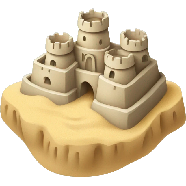 Sand castle emoji