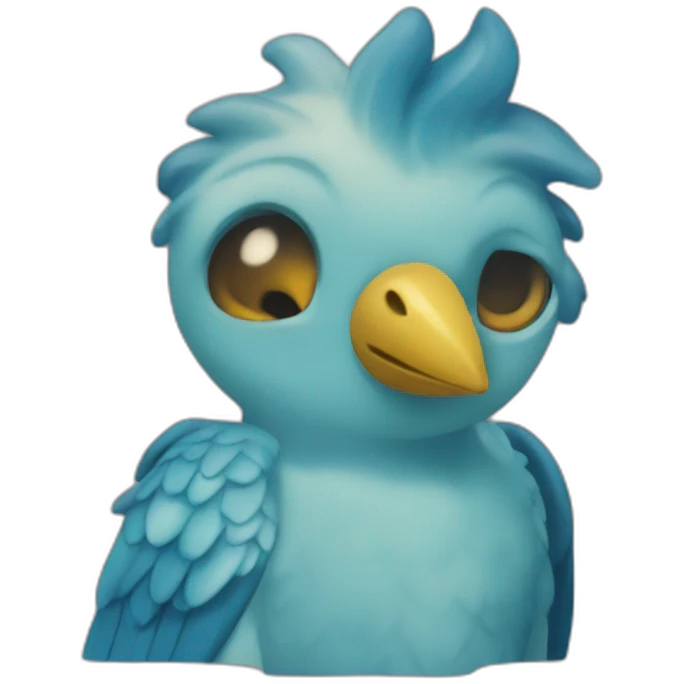 Feu bleu mais emoji