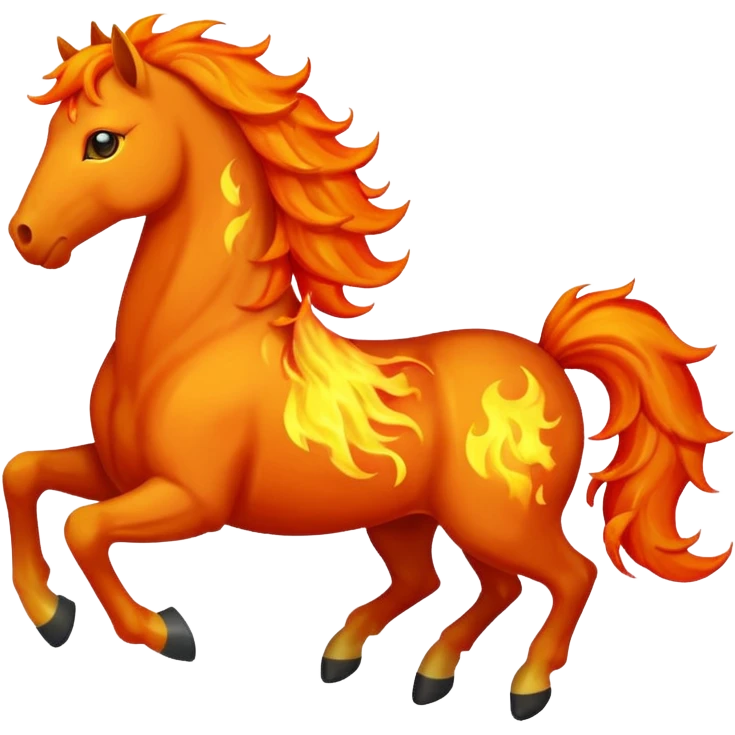 fire horse emoji