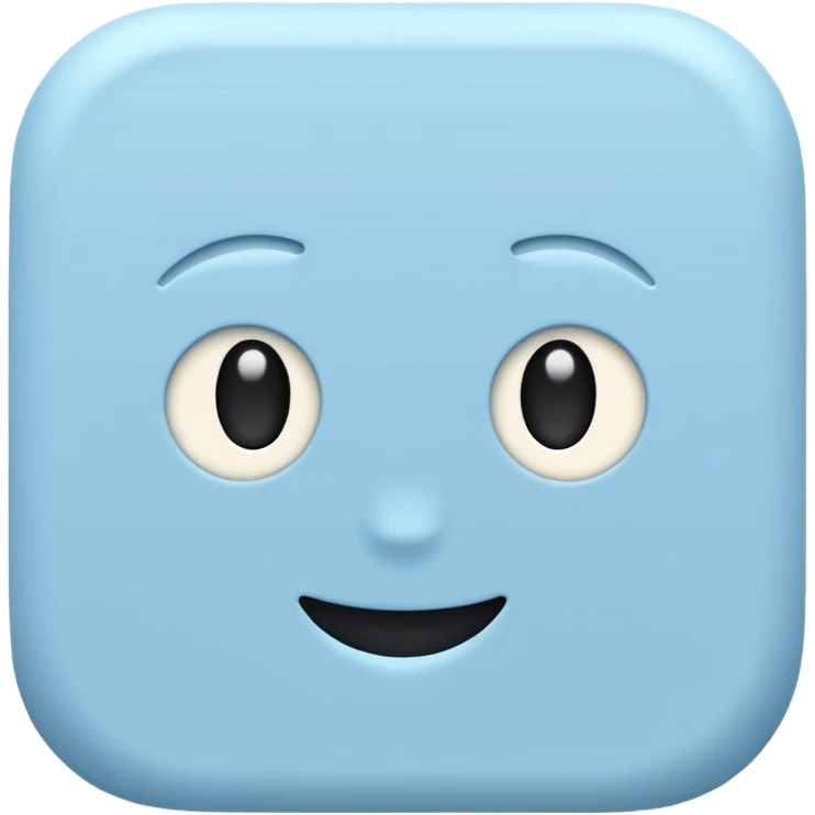 Light blu emoji