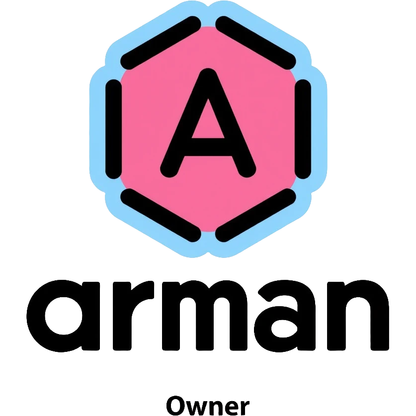 Profile icon with "Arman" and "Owner" text emoji