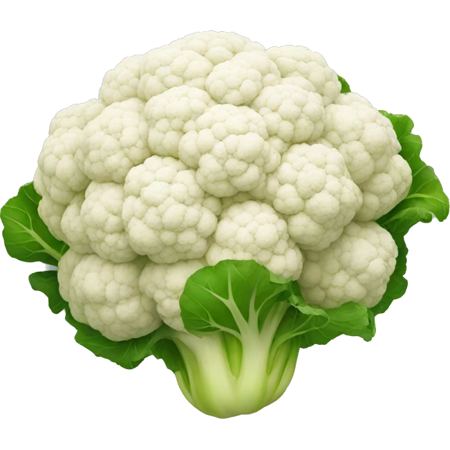 Cauliflower high detail emoji
