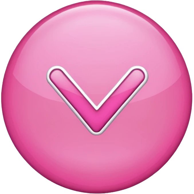 check mark pink emoji