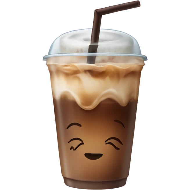 Iced coffee emoji