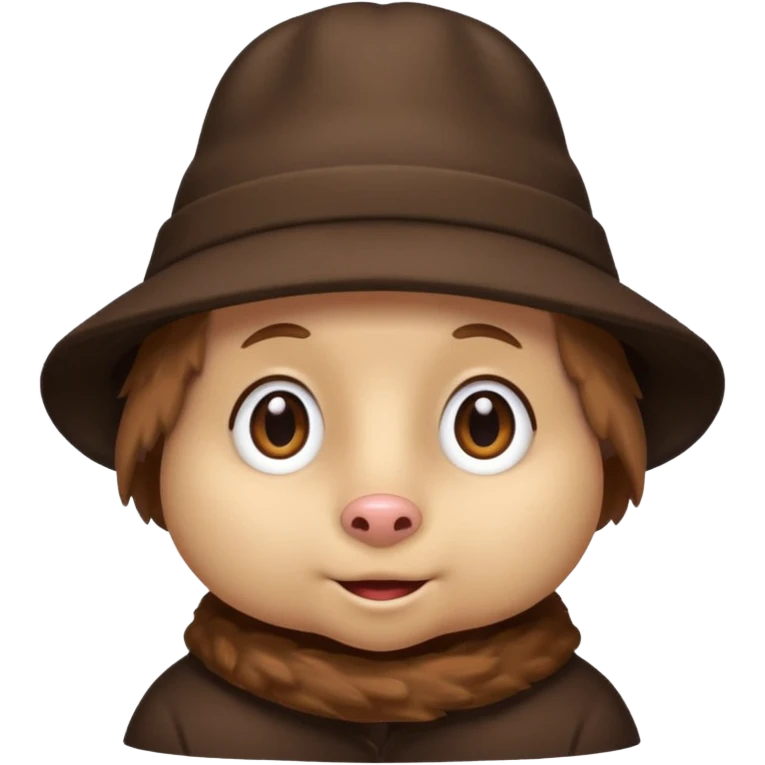 mole wearing a hat emoji
