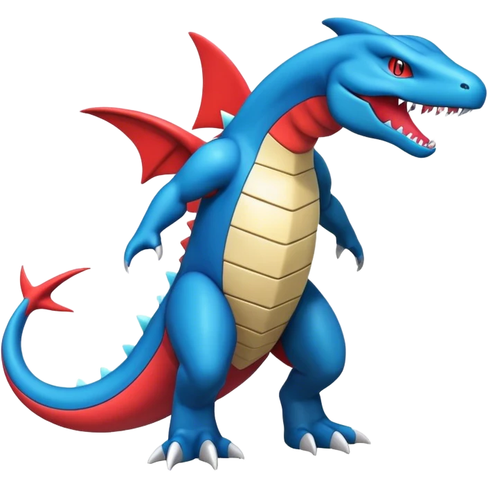 celestial salamence-garchomp-hybrid, full body emoji
