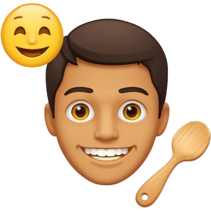 man a yellow teeth emoji