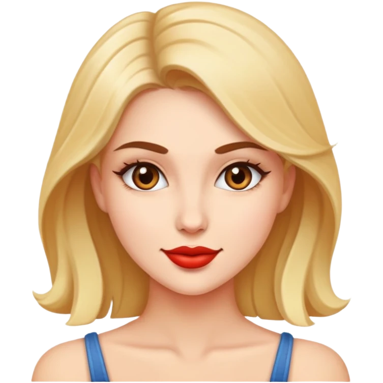 a beautiful woman flirting  emoji