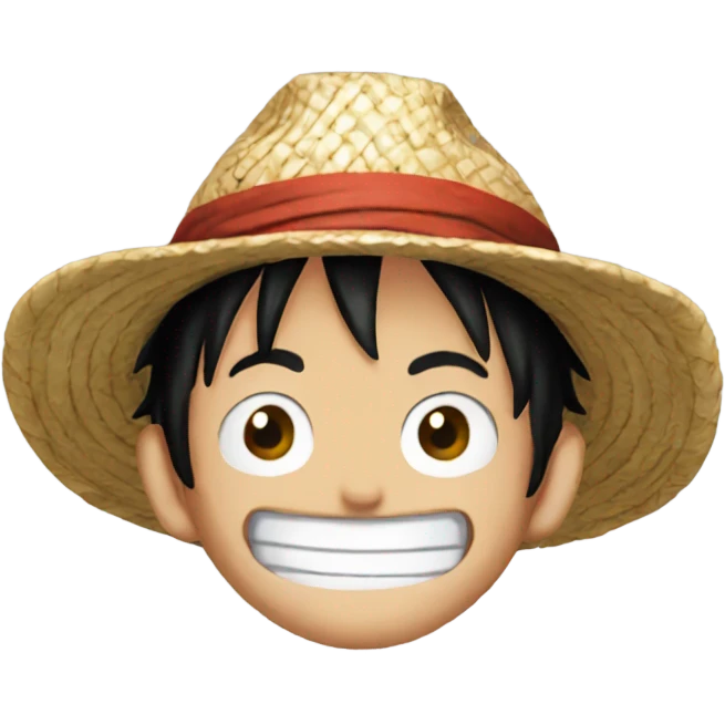 Luffy from one piece emoji