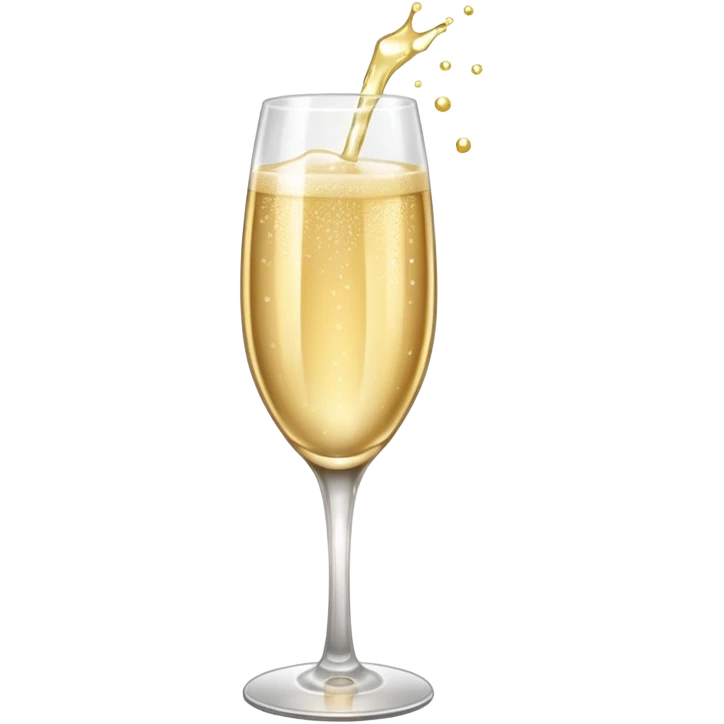 sparkling champagne glas emoji