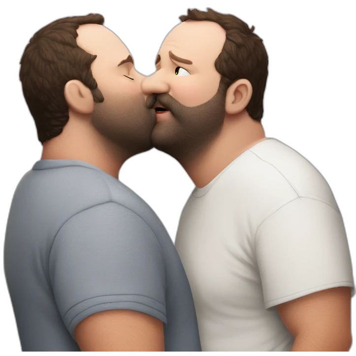 tom segura kissing bert kreischer emoji