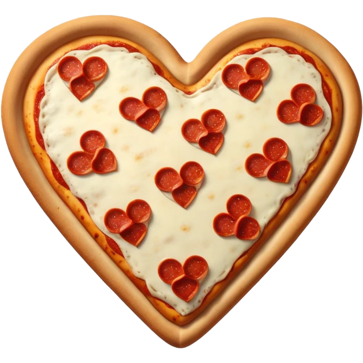 A loving pizza  emoji