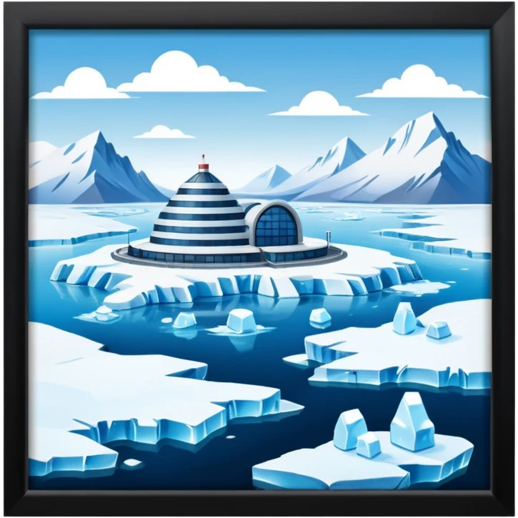 Arctic with resources emoji